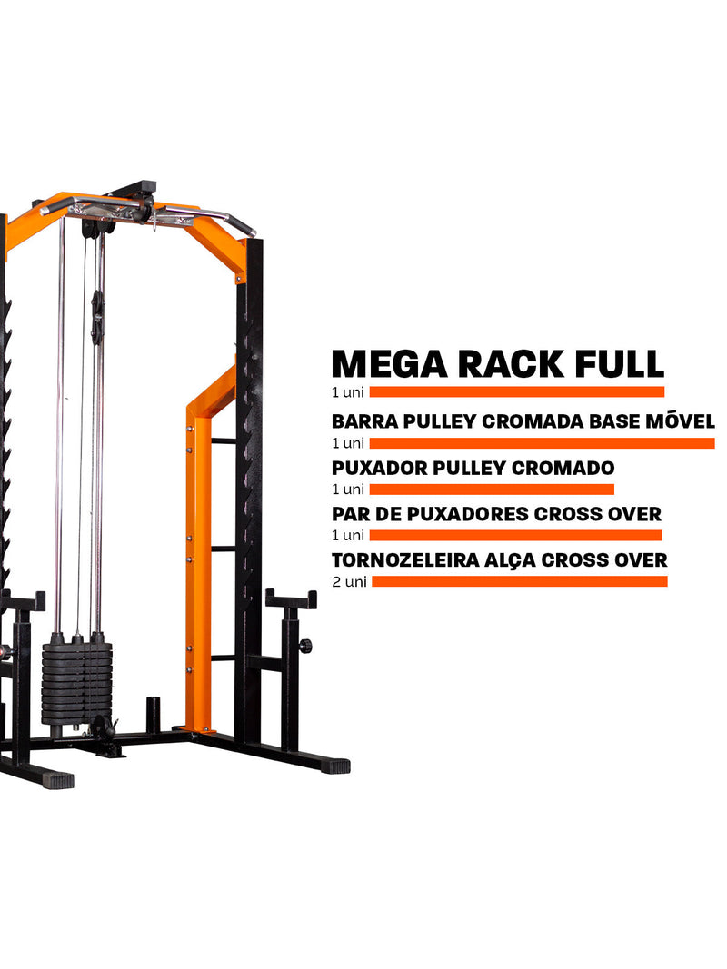 Estação De Musculação Mega Rack Full