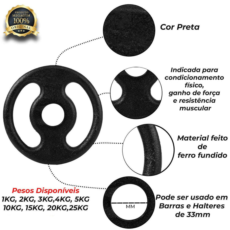 Anilha Pintada Furo 31mm
