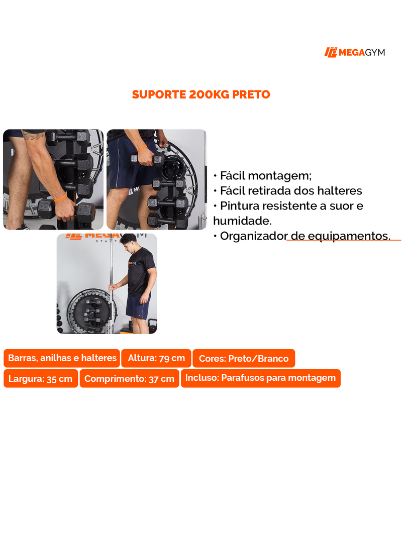 Suporte Expositor De Anilhas Barras E Halteres