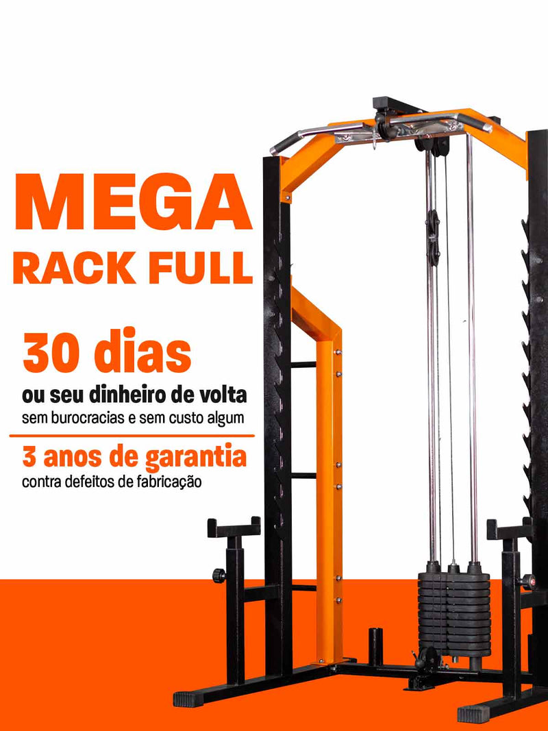 Estação De Musculação Mega Rack Full