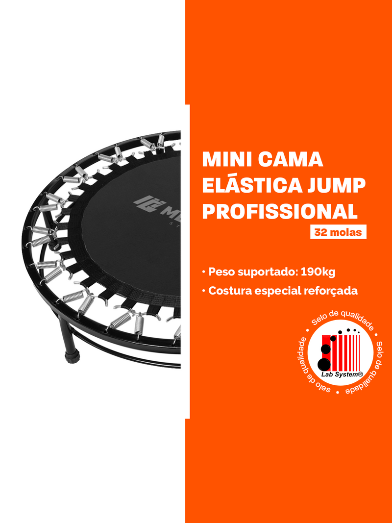 Mini Jump Trampolim Profissional 32 Molas