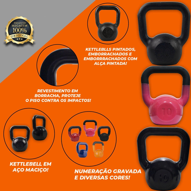 Kettlebell Emborrachado