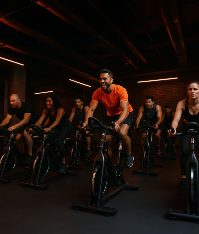 Bike Mega Spinning 18K Bicicleta Indoor Profissional